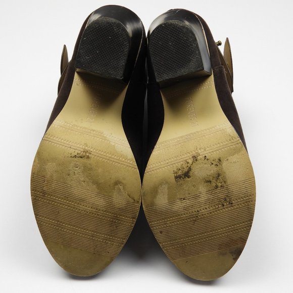 Brown Suede Ankle Boots - Picture 6 of 6